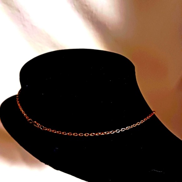 BumbleBee Necklace Delicate Bronze tone Chain Necklace Simulated Diamonds BEE - Picture 6 of 10